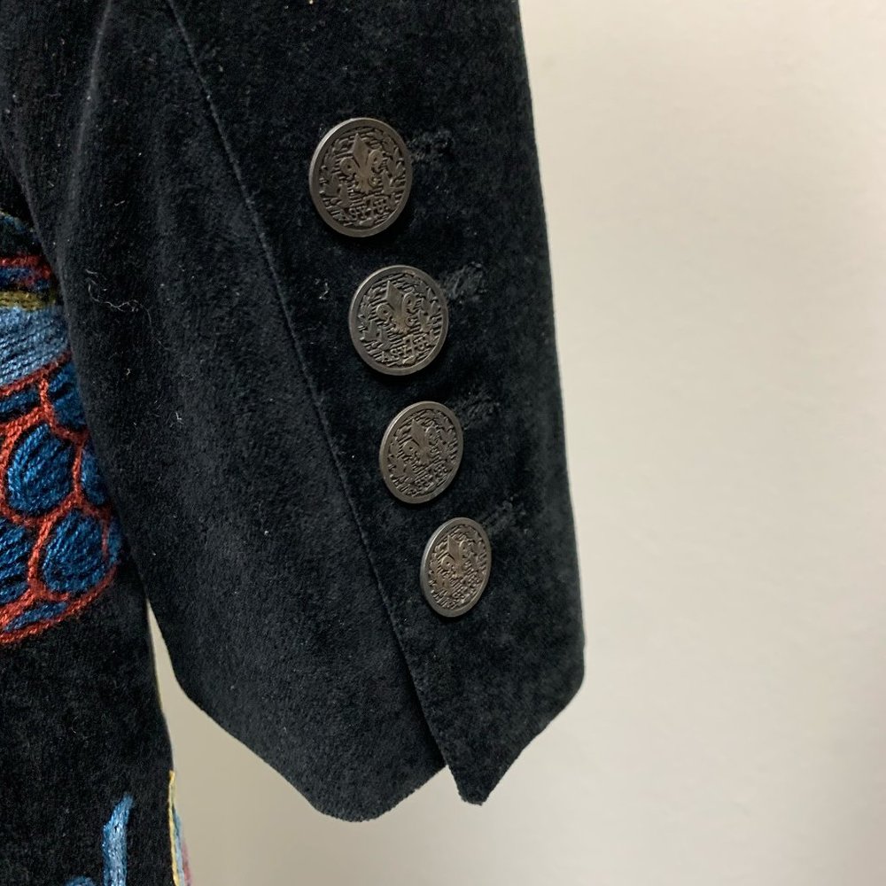 VINTAGE Asylum by Raw7 Coat Dragon Embroidery - Picture 5 of 8
